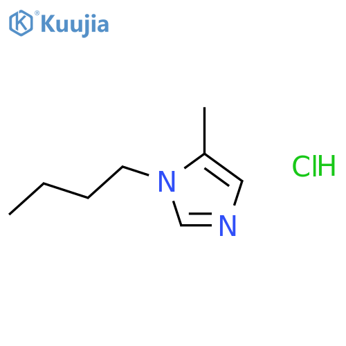 1H-Imidazole,1-butyl-5-methyl-, hydrochloride (1:1) structure