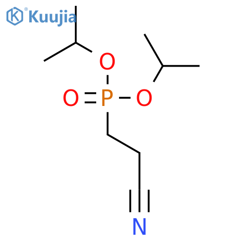 Phosphonic acid, (2-cyanoethyl)-, bis(1-methylethyl) ester structure