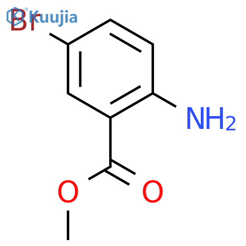 Methyl 2-amino-5-bromobenzoate structure