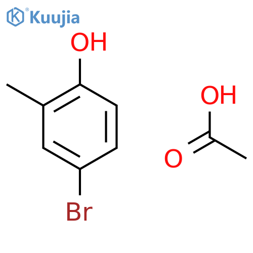 4-Bromo-2-methylphenyl acetate structure