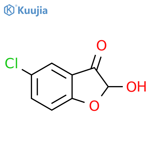 3(2H)-Benzofuranone, 5-chloro-2-hydroxy- structure