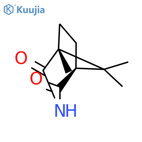 3-AZABICYCLO[3.2.1]OCTANE-2,4-DIONE, 1,8,8-TRIMETHYL-, (1R,5S)- structure