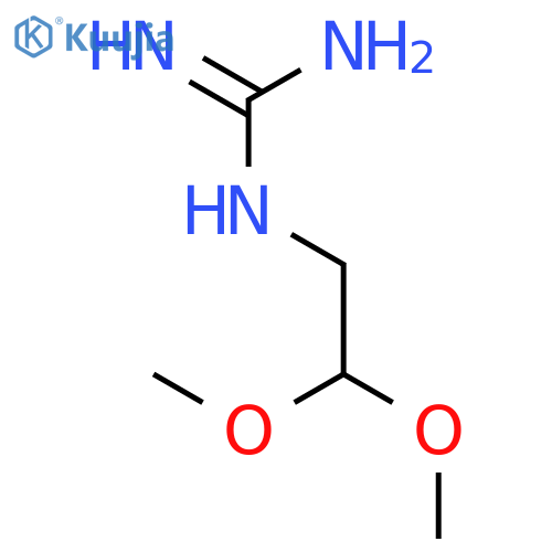 N-(2,2-dimethoxy-ethyl)-guanidine structure