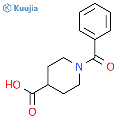 1-Benzoylpiperidine-4-carboxylic acid structure