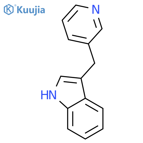 3-(pyridin-3-ylmethyl)-1H-indole structure