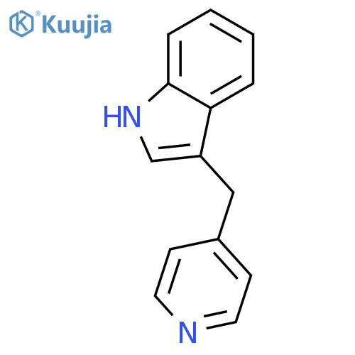 1H-Indole, 3-(4-pyridinylmethyl)- structure