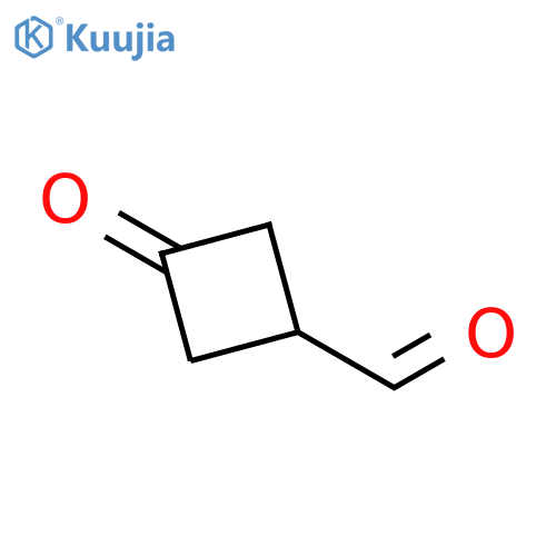 3-oxocyclobutane-1-carbaldehyde structure