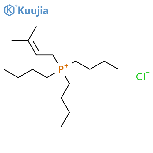 Tributyl(3-methylbut-2-EN-1-YL)phosphanium chloride structure