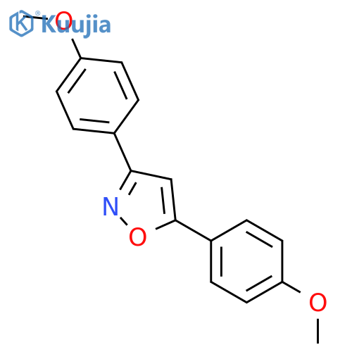 Isoxazole, 3,5-bis(4-methoxyphenyl)- structure