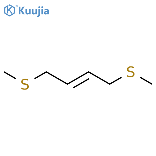 2-Butene, 1,4-bis(methylthio)-, (E)- structure