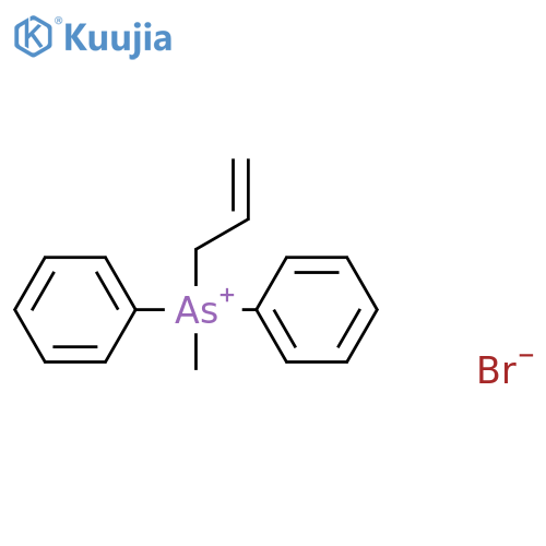 Arsonium, methyldiphenyl-2-propenyl-, bromide structure
