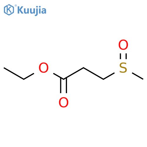 Propanoic acid, 3-(methylsulfinyl)-, ethyl ester structure