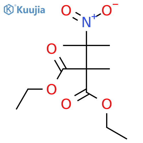 Propanedioic acid, methyl(1-methyl-1-nitroethyl)-, diethyl ester structure