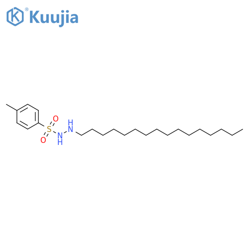 Benzenesulfonic acid, 4-methyl-, 2-hexadecylhydrazide structure