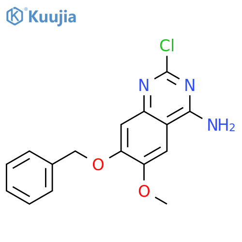 4-Quinazolinamine, 2-chloro-6-methoxy-7-(phenylmethoxy)- structure