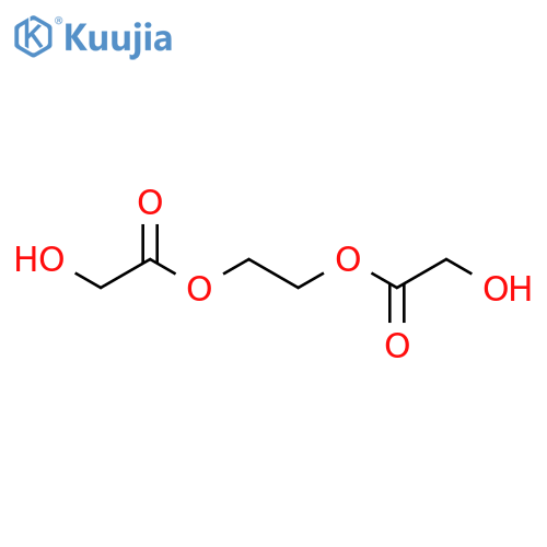 Acetic acid,2-hydroxy-, 1,1'-(1,2-ethanediyl) ester structure