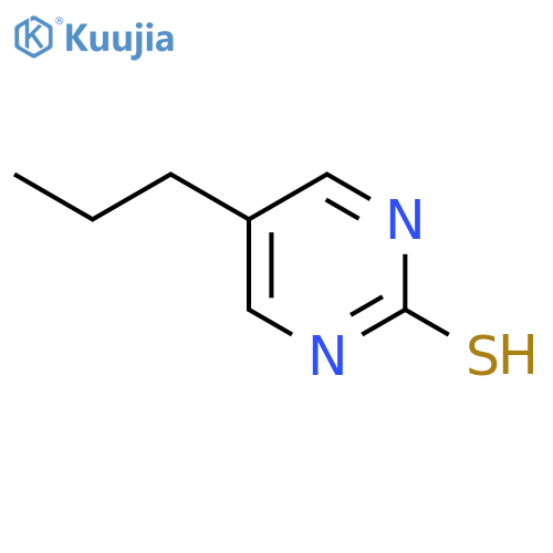 2-Mercapto-5-n-propylpyrimidine structure