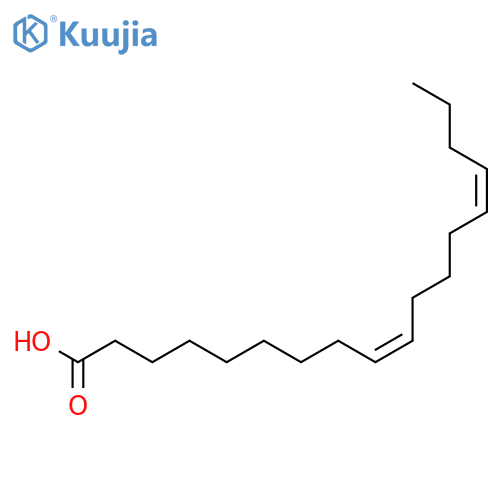 9,14-Octadecadienoic acid, (Z,Z)- structure