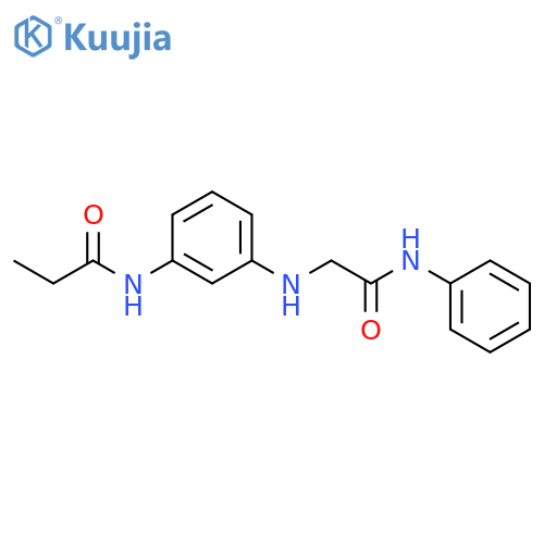 Propanamide, N-[3-[[2-oxo-2-(phenylamino)ethyl]amino]phenyl]- structure
