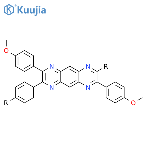 POLY[[3,8-BIS(4-METHOXYPHENYL)PYRAZINO[2,3-G]QUINOXALINE-2,7-DIYL]-1,4-PHENYLENE] structure
