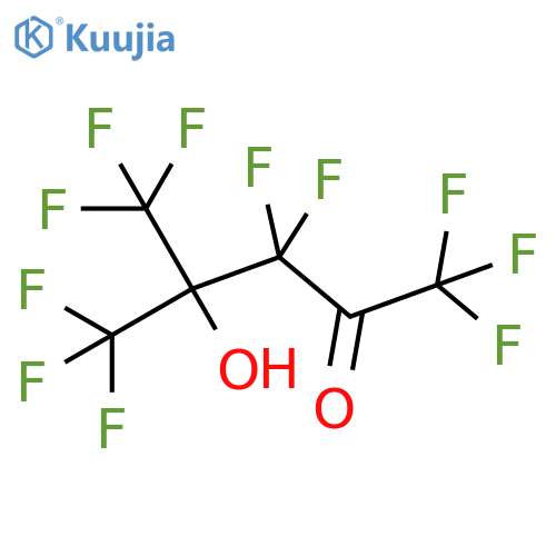 2-PENTANONE, 1,1,1,3,3,5,5,5-OCTAFLUORO-4-HYDROXY-4-(TRIFLUOROMETHYL)- structure