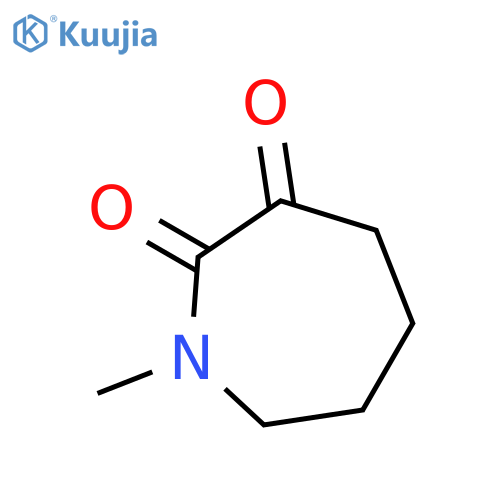 1H-Azepine-2,3-dione, tetrahydro-1-methyl- structure