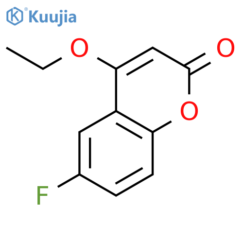 2H-1-Benzopyran-2-one,4-ethoxy-6-fluoro-(9CI) structure