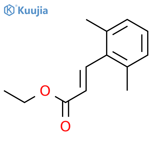 ethyl (2E)-3-(2,6-dimethylphenyl)prop-2-enoate structure