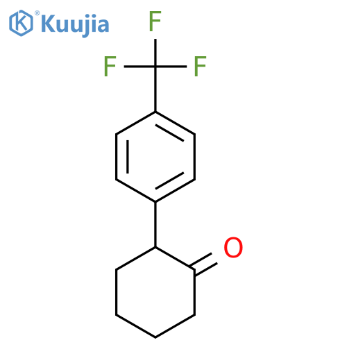 2-4-(Trifluoromethyl)phenylcyclohexan-1-one structure