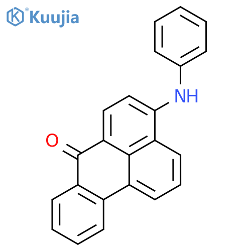 7H-Benz[de]anthracen-7-one, 4-(phenylamino)- structure