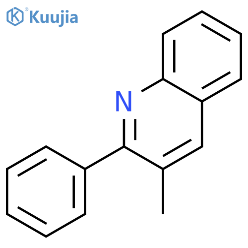 Quinoline, 3-methyl-2-phenyl- structure