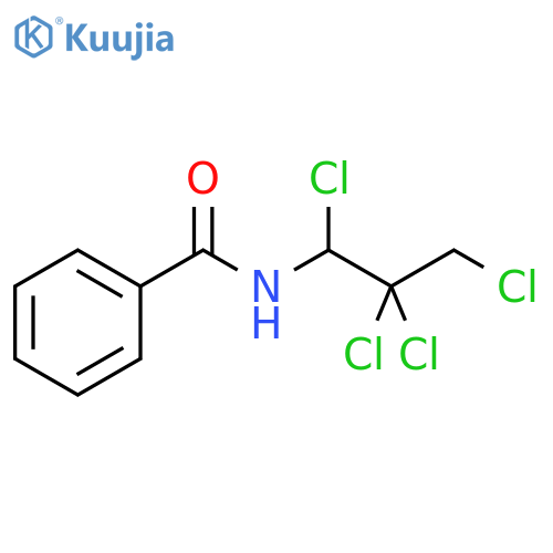 BENZAMIDE, N-(1,2,2,3-TETRACHLOROPROPYL)- structure