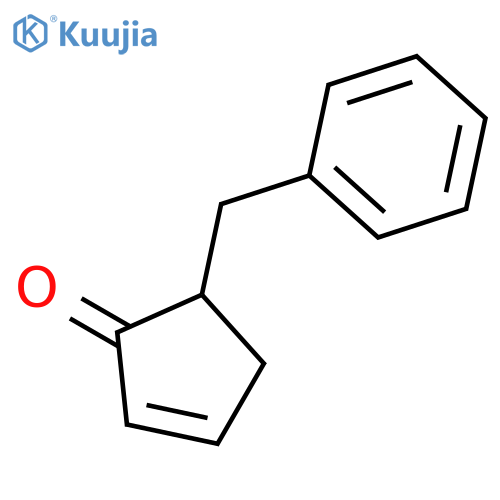 2-CYCLOPENTEN-1-ONE, 5-(PHENYLMETHYL)- structure