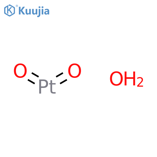 Platinum(IV) oxide hydrate structure