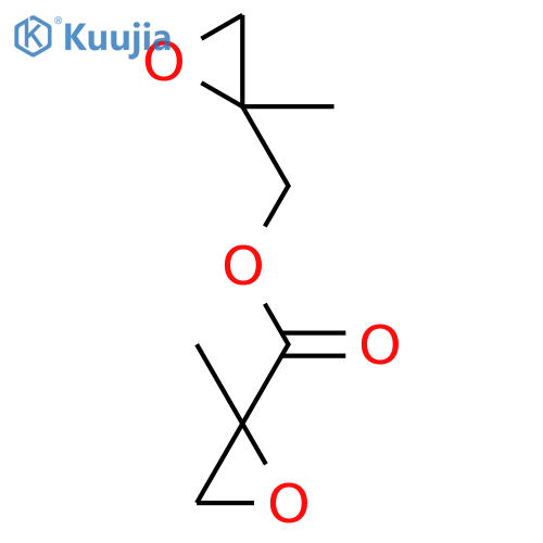 (2-methyloxiran-2-yl)methyl 2-methyloxirane-2-carboxylate structure