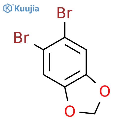 5,6-Dibromo-1,3-benzodioxole structure