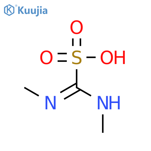 Methanesulfonic acid,1-(methylamino)-1-(methylimino)- structure
