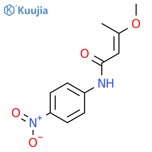 2-BUTENAMIDE, 3-METHOXY-N-(4-NITROPHENYL)- structure