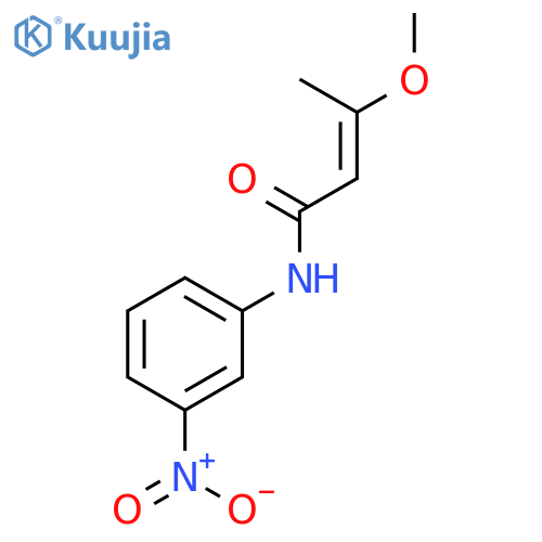 2-BUTENAMIDE, 3-METHOXY-N-(3-NITROPHENYL)- structure