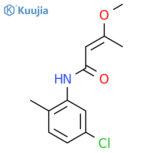 2-Butenamide, N-(5-chloro-2-methylphenyl)-3-methoxy- structure