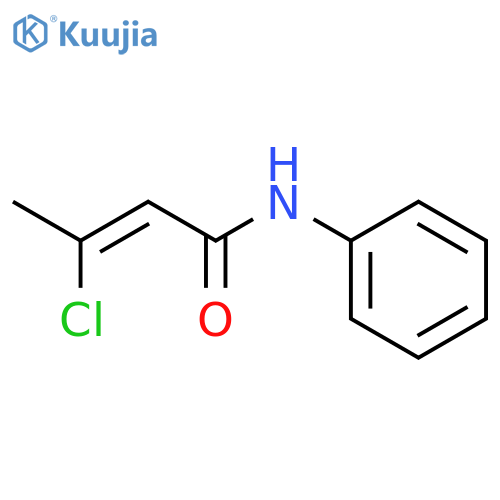 2-Butenamide, 3-chloro-N-phenyl- structure