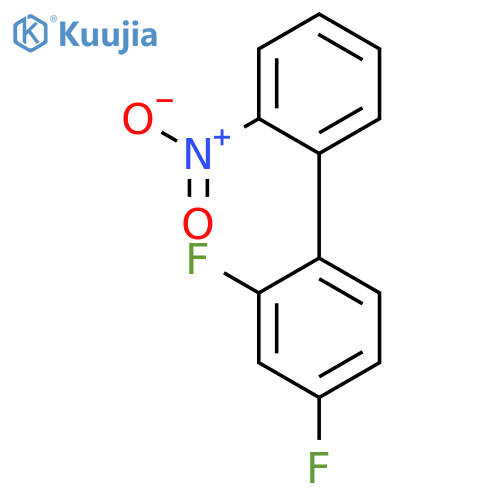 1,1'-Biphenyl, 2,4-difluoro-2'-nitro- structure