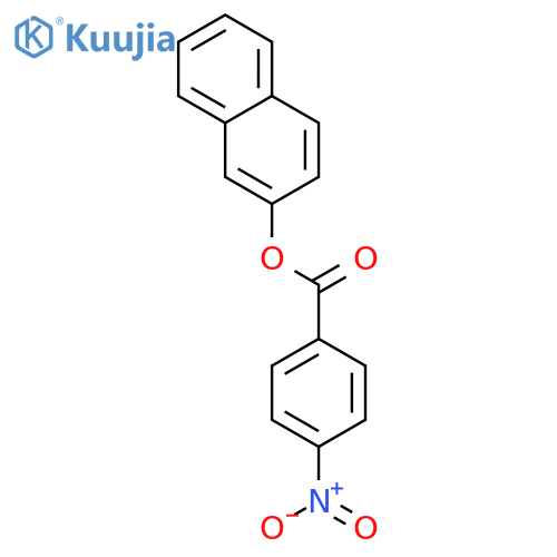 naphthalen-2-yl 4-nitrobenzoate structure