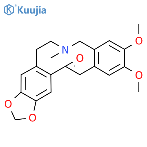 6,7-Dimethoxy-11-methyl-17,19-dioxa-11-azatetracyclo[12.7.0.04,9.016,20]henicosa-1(21),4,6,8,14,16(20)-hexaen-2-one structure