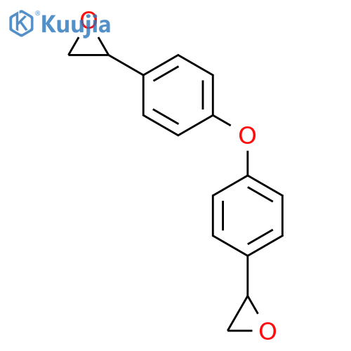 2-[4-[4-(oxiran-2-yl)phenoxy]phenyl]oxirane structure