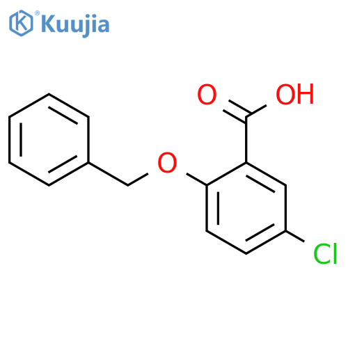 2-(Benzyloxy)-5-chlorobenzoic Acid structure