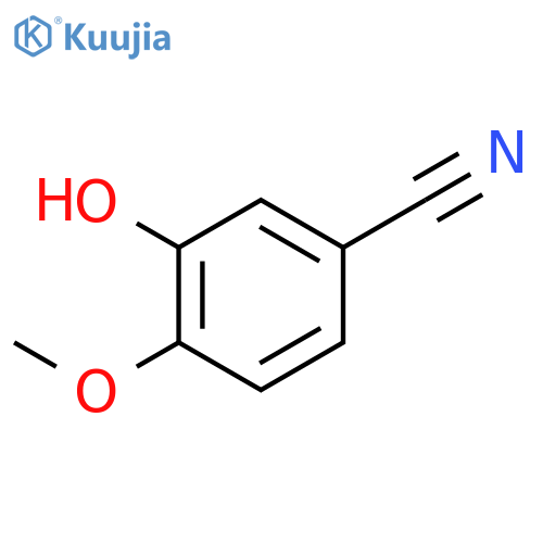 3-hydroxy-4-methoxy-benzonitrile structure