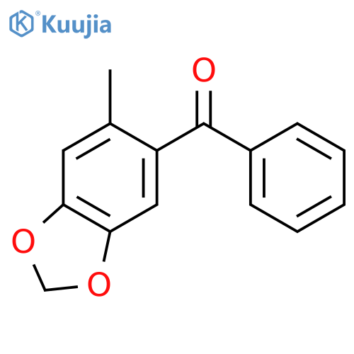 (6-Methyl-1,3-benzodioxol-5-yl)phenyl ketone structure