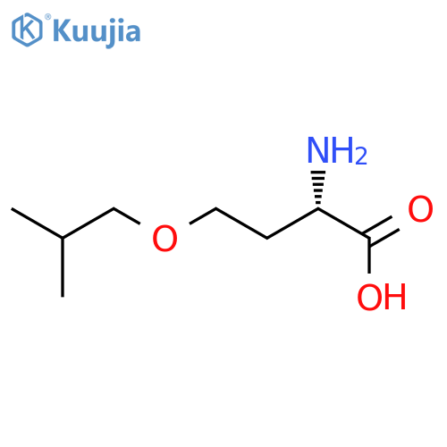 2-amino-4-(2-methylpropoxy)butanoic acid structure