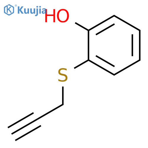 Phenol, 2-(2-propynylthio)- structure